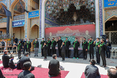 عزاداری ظهر تاسوعا در حرم شاهچراغ(ع)