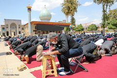 عزاداری ظهر تاسوعا در حرم شاهچراغ(ع)