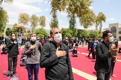 عزاداری ظهر تاسوعا در حرم شاهچراغ(ع)