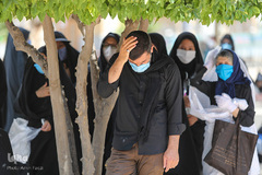 عزاداری ظهر تاسوعا در حرم شاهچراغ(ع)