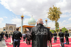 عزاداری ظهر تاسوعا در حرم شاهچراغ(ع)