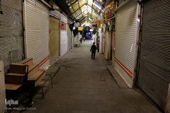 سکوت بازار تبریز در روز تاسوعا