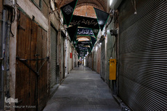 سکوت بازار تبریز در روز تاسوعا