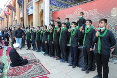 عزاداری ظهر عاشورا در حرم شاهچراغ(ع)