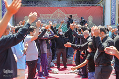 عزاداری ظهر عاشورا در حرم شاهچراغ(ع)