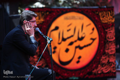 تلاوت قرآن توسط مهدی عادلی، قاری بین المللی قرآن کریم در مراسم عزاداری ظهر عاشورای حسینی آستان مقدس امامزاده صالح(ع)