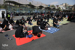 مراسم عزاداری ظهر عاشورای حسینی در آستان مقدس امامزاده صالح(ع) تهران