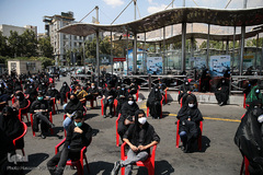 مراسم عزاداری ظهر عاشورای حسینی در آستان مقدس امامزاده صالح(ع) تهران