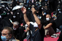 مراسم عزاداری ظهر عاشورای حسینی در آستان مقدس امامزاده صالح(ع) تهران