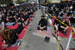 مراسم عزاداری ظهر عاشورای حسینی در آستان مقدس امامزاده صالح(ع) تهران