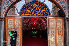 مراسم عزاداری ظهر عاشورای حسینی در آستان مقدس امامزاده صالح(ع) تهران