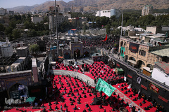 مراسم عزاداری ظهر عاشورای حسینی در آستان مقدس امامزاده صالح(ع) تهران