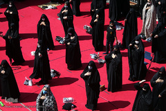 مراسم عزاداری ظهر عاشورای حسینی در آستان مقدس امامزاده صالح(ع) تهران