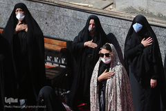 مراسم عزاداری ظهر عاشورای حسینی در آستان مقدس امامزاده صالح(ع) تهران