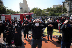 مراسم عزاداری ظهر عاشورای حسینی در آستان مقدس امامزاده صالح(ع) تهران