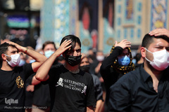 مراسم عزاداری ظهر عاشورای حسینی در آستان مقدس امامزاده صالح(ع) تهران