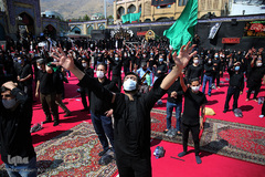 مراسم عزاداری ظهر عاشورای حسینی در آستان مقدس امامزاده صالح(ع) تهران