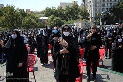 مراسم عزاداری ظهر عاشورای حسینی در آستان مقدس امامزاده صالح(ع) تهران