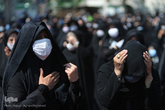 مراسم عزاداری ظهر عاشورای حسینی در آستان مقدس امامزاده صالح(ع) تهران