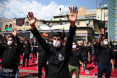 مراسم عزاداری ظهر عاشورای حسینی در آستان مقدس امامزاده صالح(ع) تهران