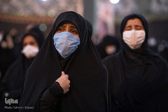 خیمه سوزان غروب عاشورا در میدان امام حسین(ع)