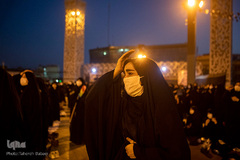 خیمه سوزان غروب عاشورا در میدان امام حسین(ع)