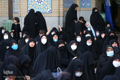 عزاداری ظهر عاشورا در حرم کریمه اهل بیت(ع)
