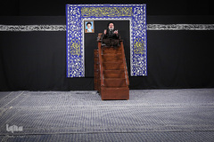 آخرین شب عزاداری حضرت اباعبدالله الحسین(ع) در حسینیه امام خمینی(ره) با حضور رهبر معظم انقلاب اسلامی