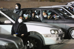 شب های محرم در هیئت خودرویی شیراز