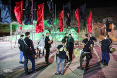 شب های محرم در هیئت خودرویی شیراز