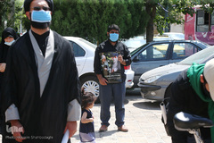 تجمع اعتراضی طلاب و دانشجویان قم در پی هتک حرمت روزنامه فرانسوی به پیامبر اسلام(ص)