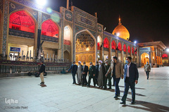 دیدار سردار دریادار علی فدوی جانشین فرمانده کل سپاه با آیت‌الله دژکام تولیت آستان مقدس حضرت شاهچراغ(ع)