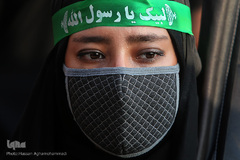 تجمع اعتراضی مردم تهران در محکومیت اهانت به پیامبر گرامی اسلام(ص) در میدان امام حسین(ع) 