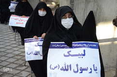 تجمع اعتراضی مردم تبریز در محکومیت اهانت نشریه فرانسوی به پیامبر گرامی اسلام(ص)