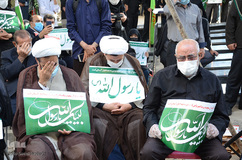 تجمع اعتراضی مردم تبریز در محکومیت اهانت نشریه فرانسوی به پیامبر گرامی اسلام(ص)