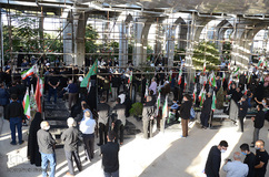 تجمع اعتراضی مردم تبریز در محکومیت اهانت نشریه فرانسوی به پیامبر گرامی اسلام(ص)