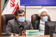 فریدون همتی، استاندار خوزستان در مراسم اختتامیه دهمین کنگره بین‌المللی امام سجاد(ع)