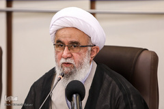  آیت الله رضا رمضانی، دبیرکل مجمع جهانی اهل بیت در مراسم اختتامیه دهمین کنگره بین‌المللی امام سجاد(ع)