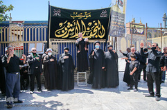 قم در عزای امام زین‌العابدین(ع)