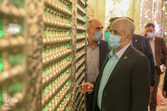 دیدار سعید اوحدی رئیس بنیاد شهید و امور ایثارگران با آیت‌الله لطف‌الله دژکام تولیت آستان مقدس حضرت شاهچراغ (ع)