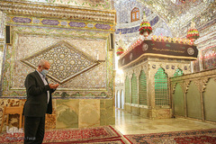 دیدار سعید اوحدی رئیس بنیاد شهید و امور ایثارگران با آیت‌الله لطف‌الله دژکام تولیت آستان مقدس حضرت شاهچراغ (ع)