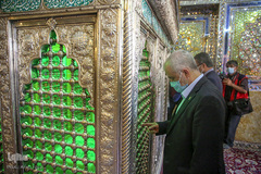 دیدار سعید اوحدی رئیس بنیاد شهید و امور ایثارگران با آیت‌الله لطف‌الله دژکام تولیت آستان مقدس حضرت شاهچراغ (ع)