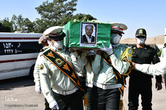 تشییع شهید مدافع امنیت در تبریز