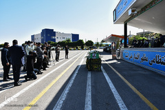 تشییع شهید مدافع امنیت در تبریز