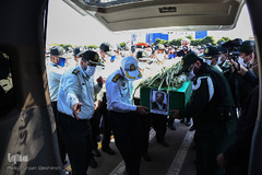 تشییع شهید مدافع امنیت در تبریز