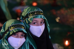 مراسم بزرگ‌ترین سفره نذری حضرت رقیه(س) در میدان آیینی امام حسین(ع)