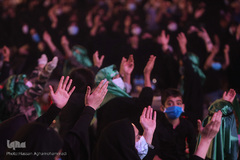 مراسم بزرگ‌ترین سفره نذری حضرت رقیه(س) در میدان آیینی امام حسین(ع)