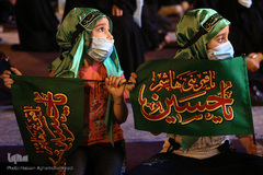 مراسم بزرگ‌ترین سفره نذری حضرت رقیه(س) در میدان آیینی امام حسین(ع)