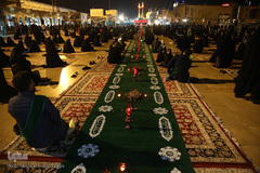 بزرگ‌ترین سفره نذری حضرت رقیه(س) در جوار حرم مطهر حضرت معصومه(س)