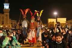 بزرگ‌ترین سفره نذری حضرت رقیه(س) در جوار حرم مطهر حضرت معصومه(س)